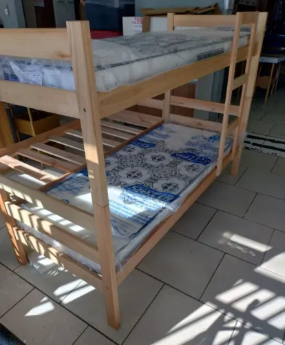 Beliche com 2 Colchões solteiro Gazin novos 