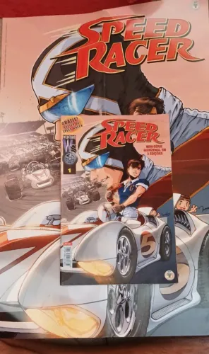 Speed Racer Wildstar vol. 1 ed. Abril com Poster