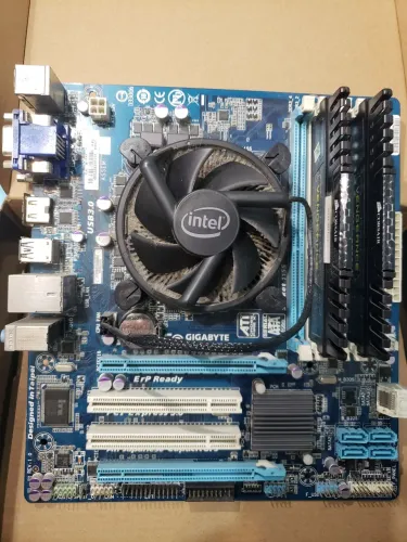 Kit Placa Mãe + Processador + Memória Ram