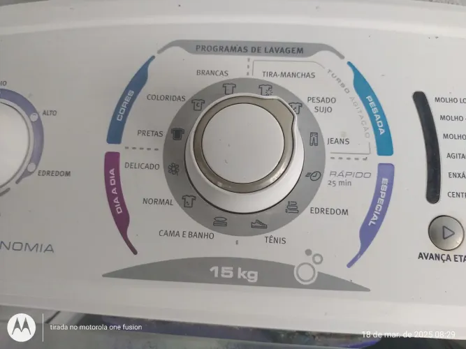 LAVADORA ELECTROLUX LTD15 220V