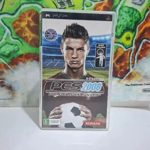 pes 2008 playstation psp futebol