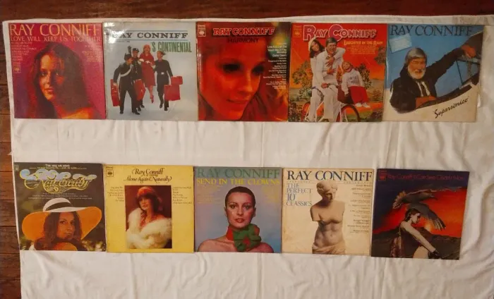 10 DISCOS DE VINIL - RAY CONNIFF - 20 CADA DISCO