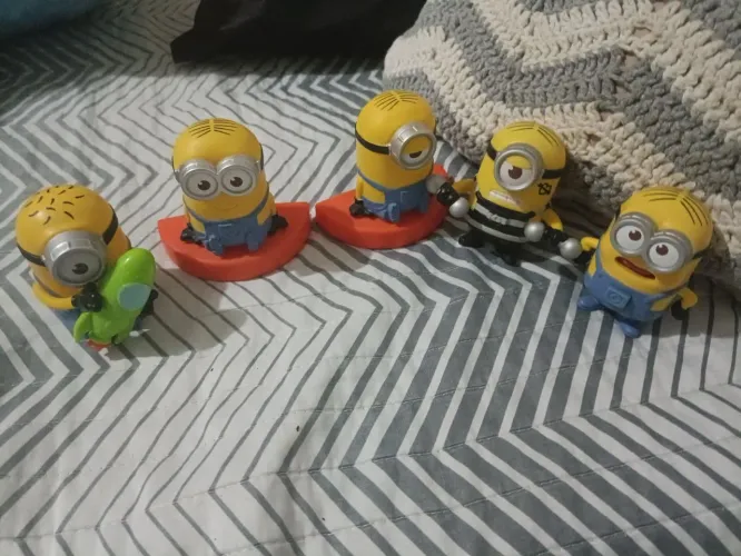 Minions - Coleção de 5 Bonecos - Original 