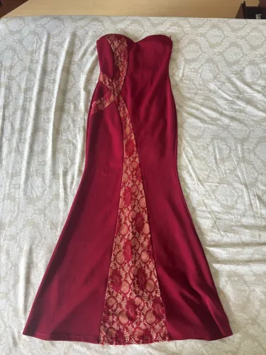 Vestido marsala