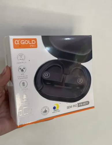Fone De Ouvido Bluetooth Ideal para Esportes fnb21 Gold Loja Coimbra Computadores Entrega