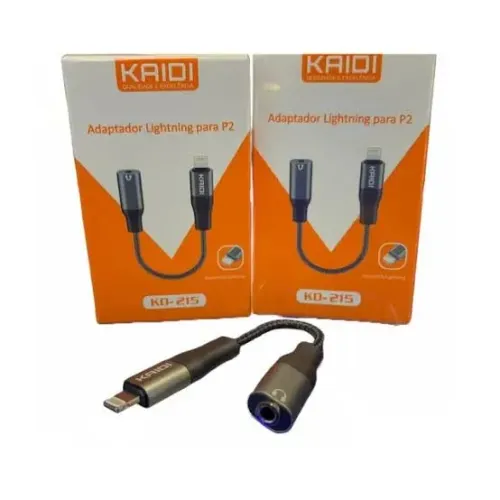 Adaptador Lightning para P2 Kaidi