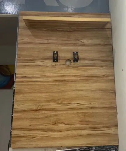 Painel de TV de madeira