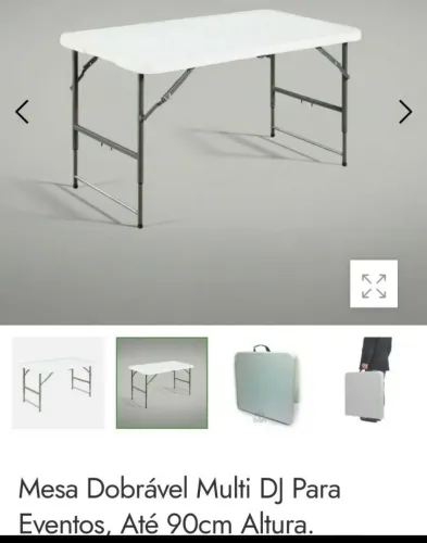 Mesa p/ deejay dobravel