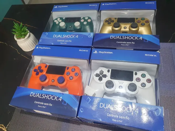 Controle PS4 sem fio 1ªlinha - Diversas Cores