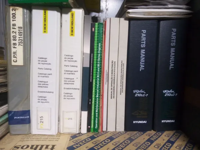 Estoque Peças Escavadeira FH