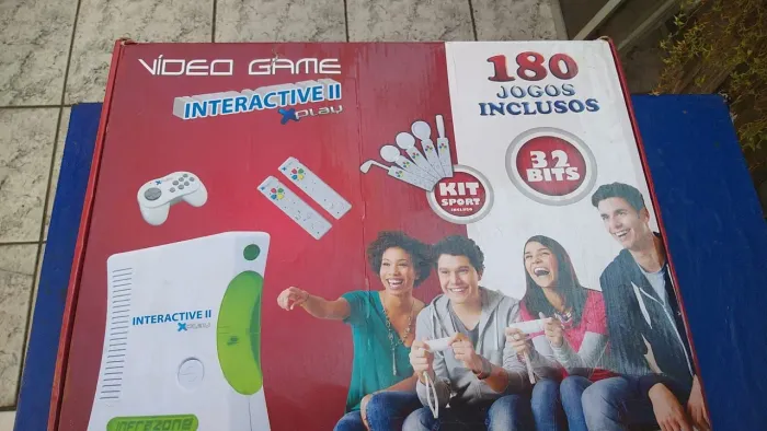 Jogoo Vídeo Game Interactive II X Play 180 Jogos Inclusos