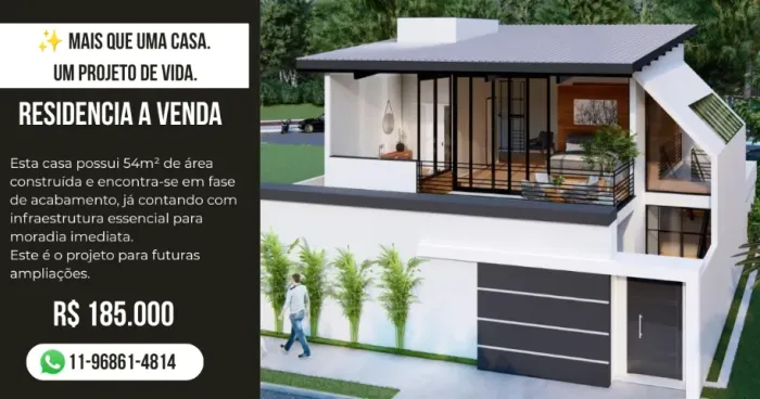 Oportunidade! Casa com vista privilegiada para a Serra da Careta