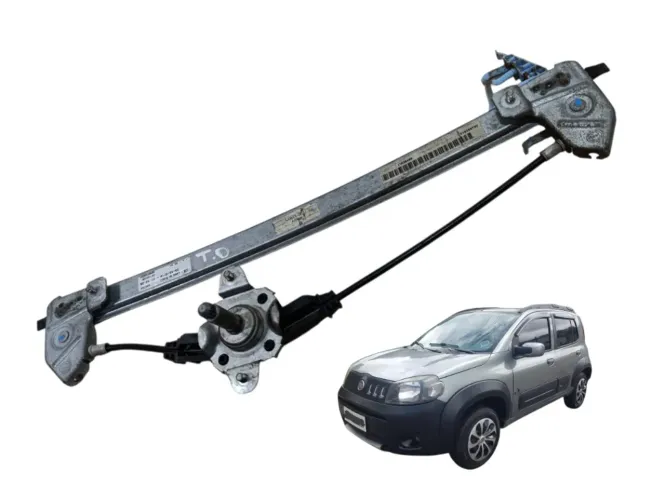 Máquina Vidro Traseira Direita Fiat Uno Way Vivace 2011