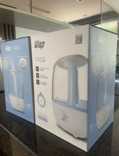 WAP Umidificador de Ar AIR FLOW U2 com Luminária e Difusor de Aromas, 2,3 Litros