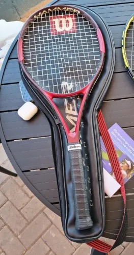 Raquete de Tenis Wilson Hammer H Blaze Carbon Matrix 272g com capa