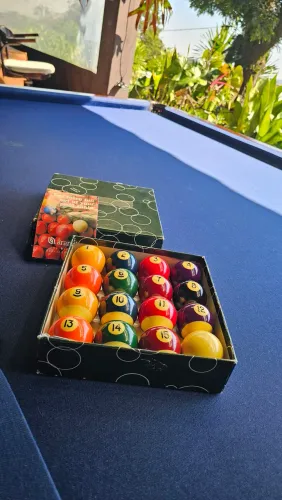 Jogo Completo Bolas de Snooker / Bilhar Belgas Aramith Premier 54mm (2 1/8 pol )