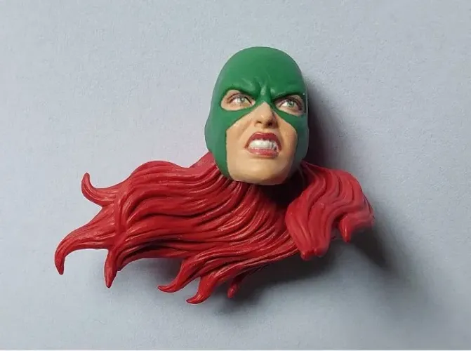 Cabeça (head) Jean Grey X-factor Marvel Girl Com Capuz Hasbro