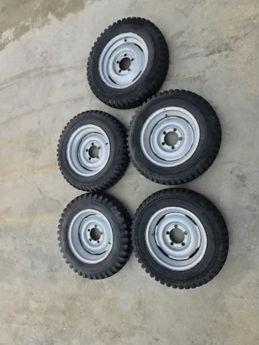 Kit 5 Pneus - Jeep Willys Militar Aro 16