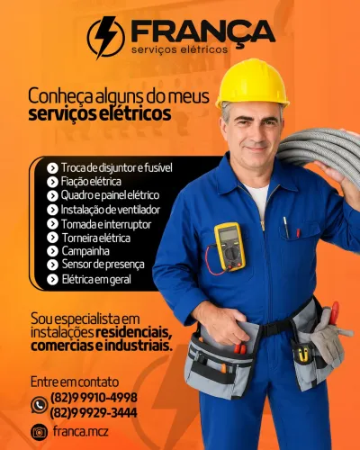 Eletricista comercial e industrial