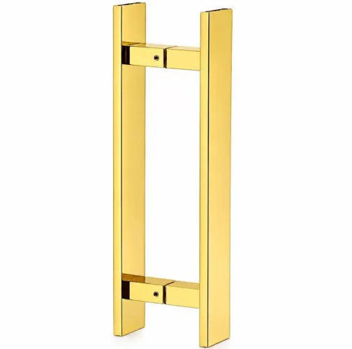 Puxador porta 40cm inox dourado