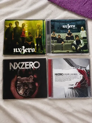 Lote coleção 4 cds NXZero