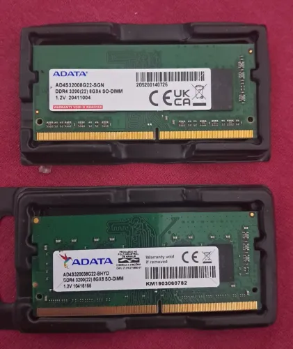 Memoria ram notebook 8gb cada