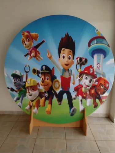 Tecido sublimado para painel e cilindros de festa