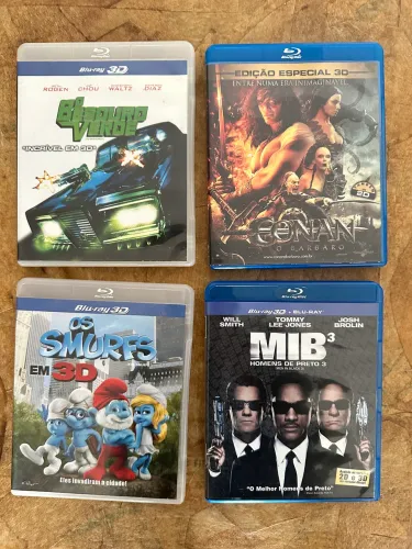 Bluray filmes 3 D originais ótimo estado