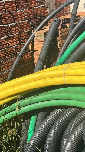 Tubulação PEAD 4pol e 2 pol