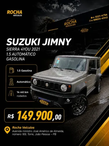 Suzuki Jimny Sierra 4you 1.5 16V AUT 2021