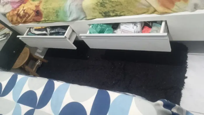 Cama solteiro criança toda na Formica original