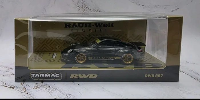 Tarmac Works 1:64 Porsche RWB 997 Preto<br>