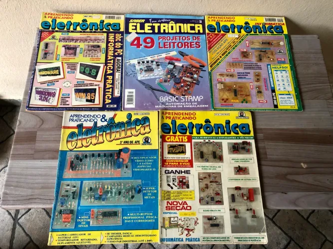 Revistas antigas de eletrônica