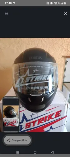 Capacete Taurus sport novo tamanho 56