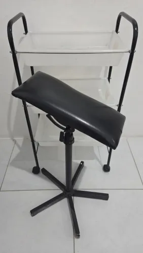 Carrinho auxiliar + apoio de braço