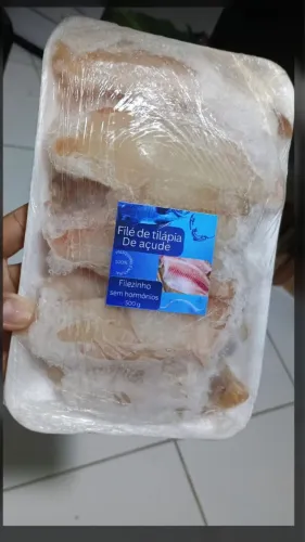 Filé de tilápia de açude de água dose sem hormônio 