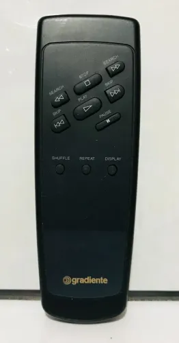 CONTROLE REMOTO ORIGINAL GRADIENTE PARA CD PLAYER ANTIGO MOD. CDP-AT3