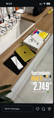 iPad 11 - Garantia - Bateria 100 