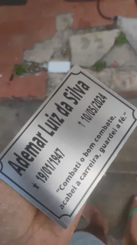 Placa para Ossário