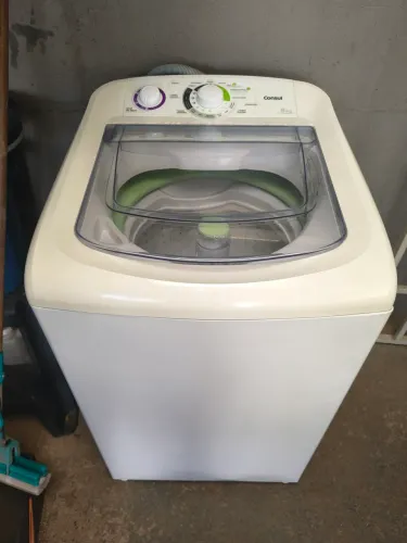 Máquina de Lavar Consul 8kg Branca 220V (Modelo CWC08) - Excelente Estado<br>