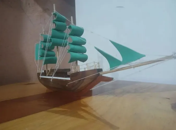 Barco de madeira