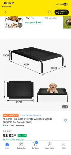 Cama pet 