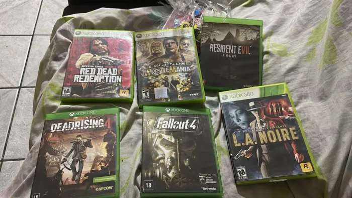 Jogos Xbox 360 pra negociar preço