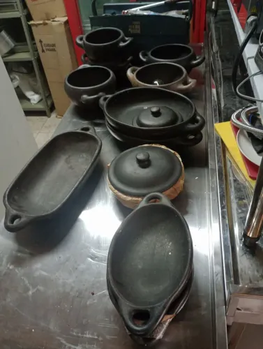 Panelas de barro pra restaurante