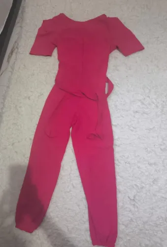 Macacão rosa 