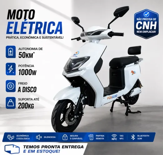 Moto elétrica 1000W forte