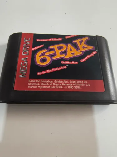 JOGO MEGA DRIVE 6 PACK