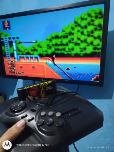 Mega drive 3 completo funcionando perfeitamente