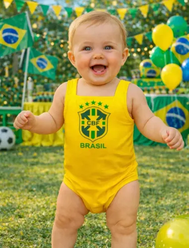 Romper Brasil Unissex 