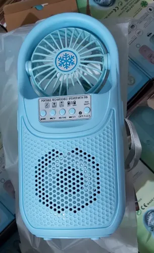 NOVO ORIGINAL: Caixa de Som X-Cell 2 em 1 com Ventilador FAN 3 níveis